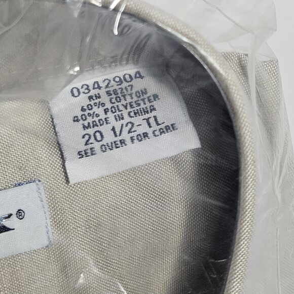 Irvine Park Shirt Men’s 20 1/2 - TL Long Sleeve‎ Button Up - Picture 3 of 3